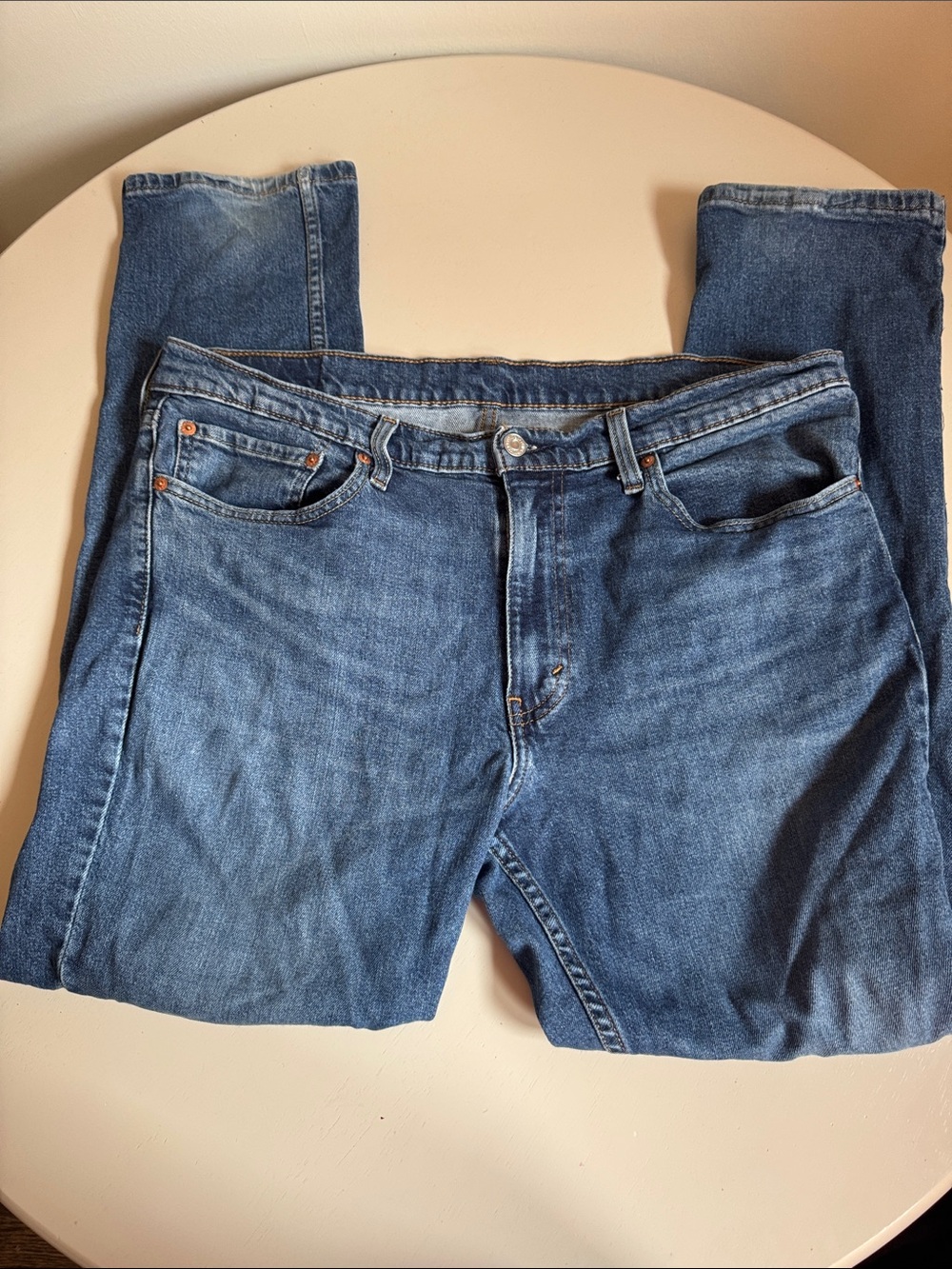Levi's 511 Straight-Fit Men's Denim Jeans in Medium Blue 36x30